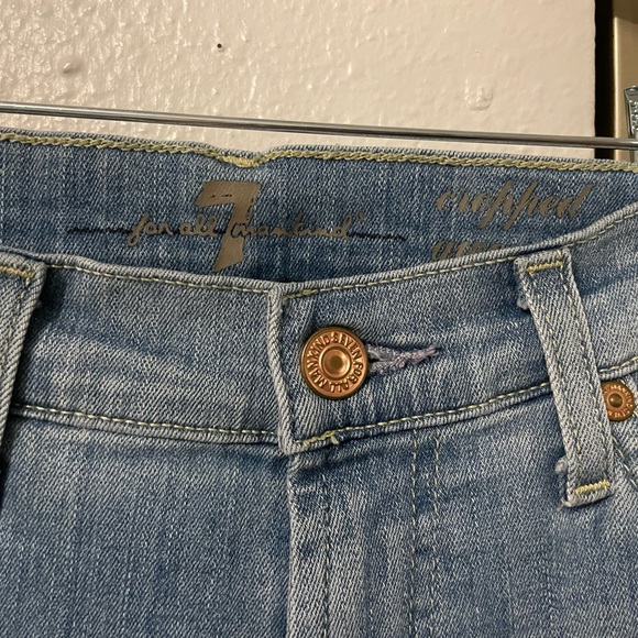 7 For All Man Kind brand jeans size 25 - Picture 3 of 5
